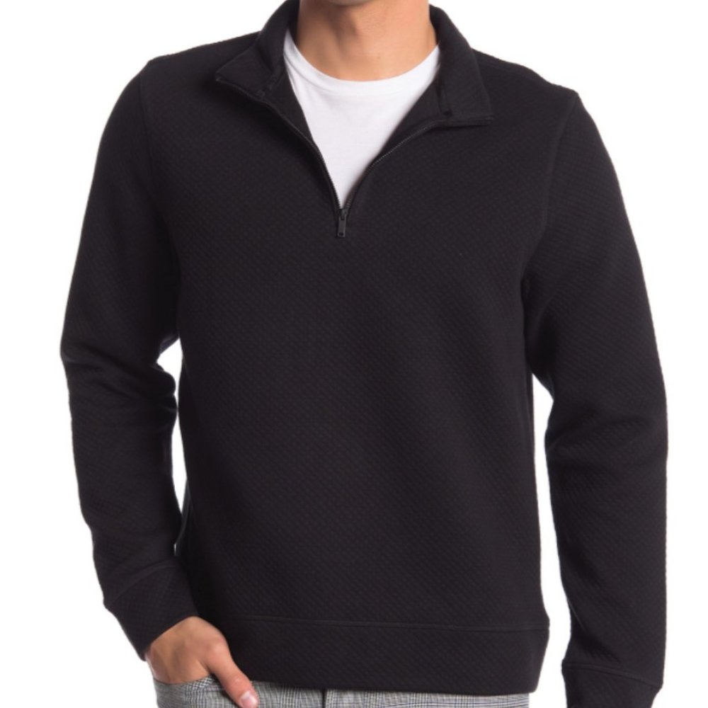Toscano Mock Neck Quarter Zip Sweatshirt Sz. XL
